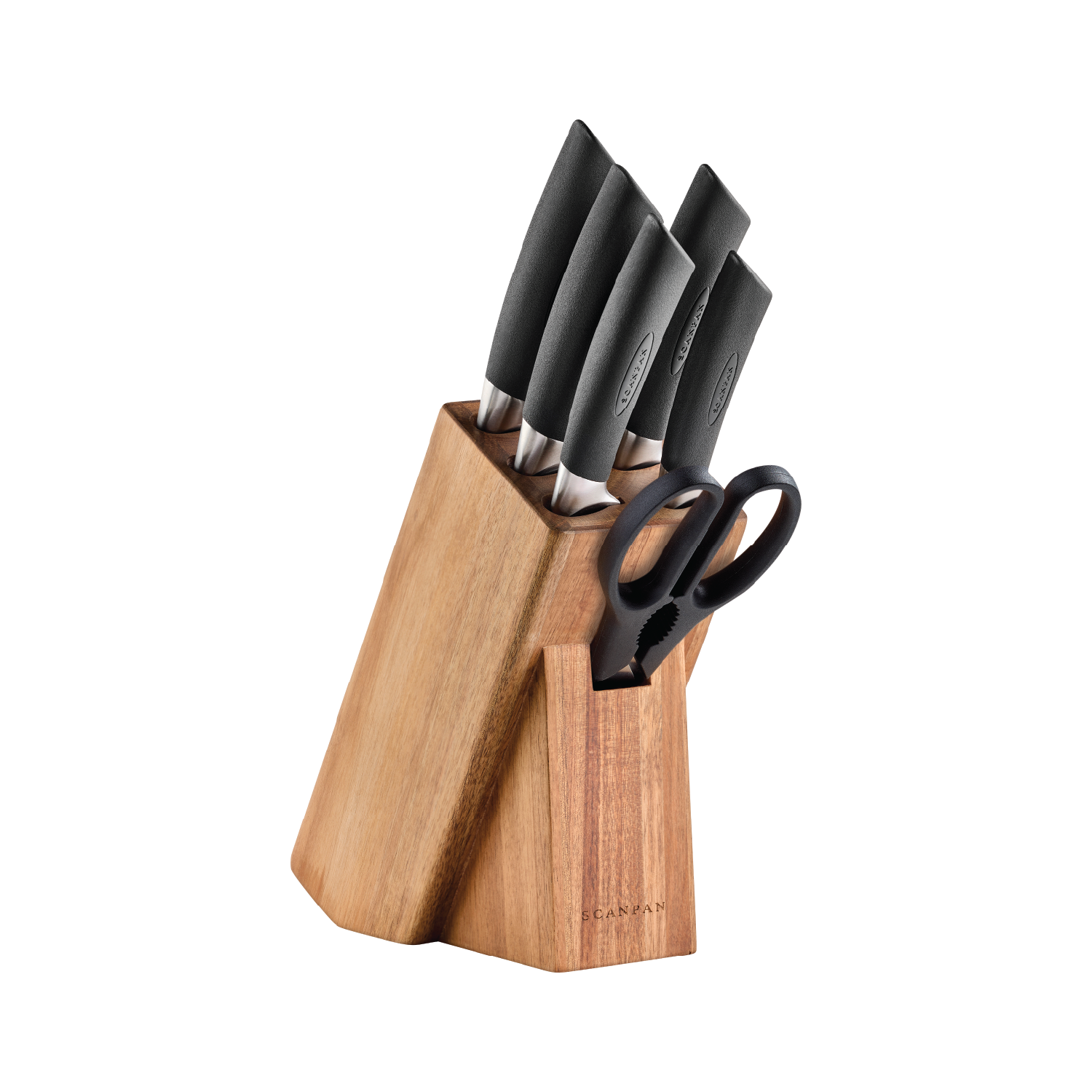 SAX 7pc. Knife Block Set with Sharpener
